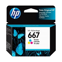 HP 667 Tri-color Original Ink Cartridge