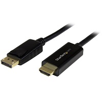 StarTech.com 3 m (10 ft.) DisplayPort to HDMI Adapter Cable - 4K 30Hz DP to HDMI Converter Cable - Computer Monitor Cable (DP2HDMM3MB)