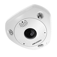 Hikvision 12 MP IR Network Fisheye Camera DS-2CD63C5G0E-IS - Cámara de vigilancia de red - color (Día y noche)