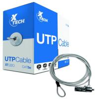 Kit xtech cable UTP cat 5 + candado de seguridad con clave