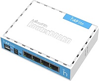 MikroTik RouterBOARD hAP-Lite RB941-2nD - Wireless router - 4-port switch