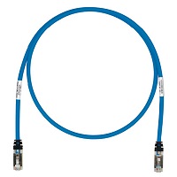 PANNET PATCH CORD STP 26AWG CATEGORIA 6A CM/LSZH 1MT AZUL 