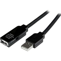 StarTech.com 25m USB 2.0 Active Extension Cable M/F - USB extension cable - USB F to USB M - USB 2.0